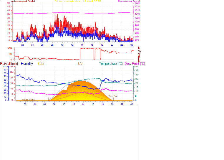 24 Hour Graph for Day 19