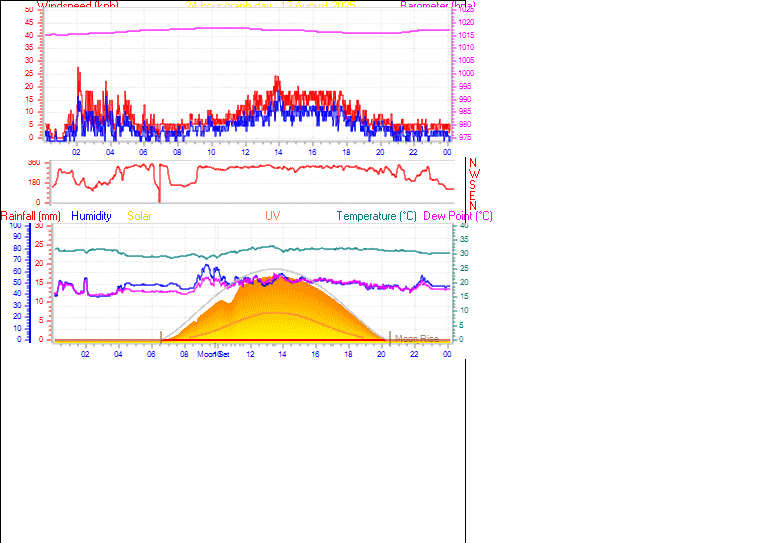 24 Hour Graph for Day 12